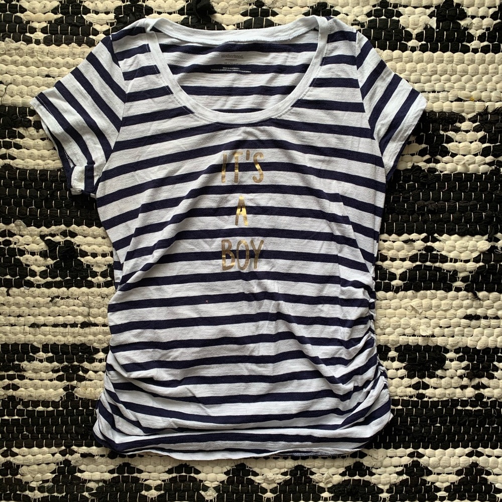 Women’s maternity “it’s a boy” tshirt